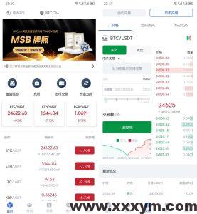 原生安卓源码、IOS 端源码交易所，没有H5站 对接火币网的数据 K 线需要修复 带简单安装教程-蝙蝠源码网